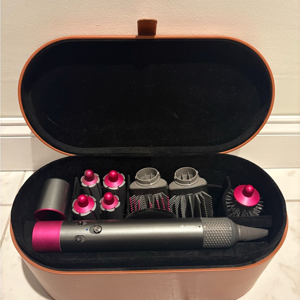 Dyson Hair Styling Set - Pink and Gray